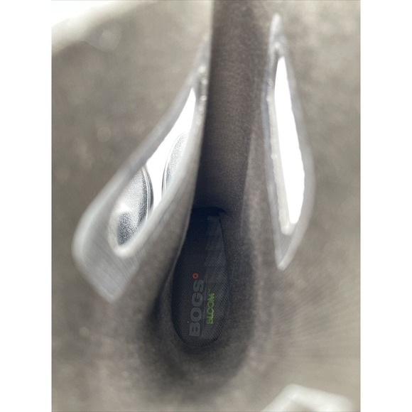 NWOB Bogs Women's Rainboot Glitter Print Waterproof Rain Boot, Black Size 10 - Picture 7 of 8